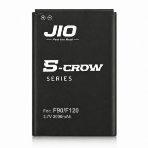 Jio F90 / F120 Mobile Battery 2000mAh | S-Crow Series Li-Ion Replacement Battery | Long Backup & Safe Performance