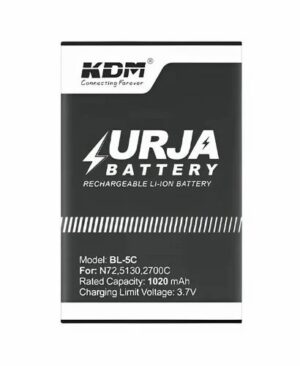 Premium Rechargeable Li-ion Mobile Batteries: KDM URJA BL-5C (1020 mAh) & itel Replacements – With 6-Month Warranty